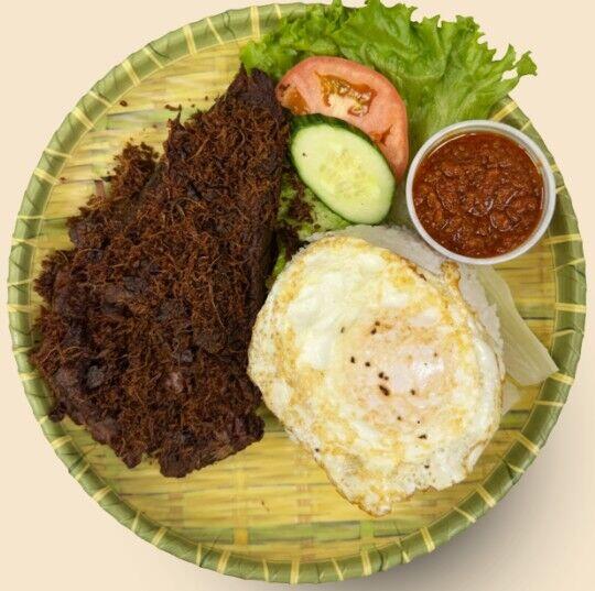Empal Geprek (Marinated Fried Beef)