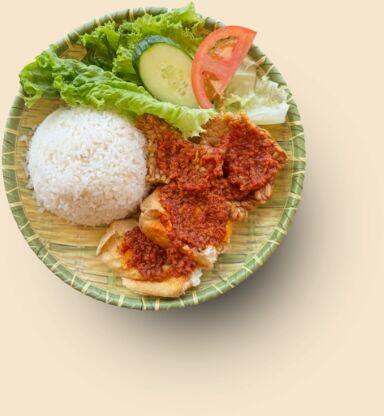 Tahu Tempe Penyet (Vegan)
